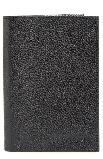 Longchamp Leather Passport Case -