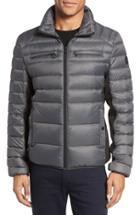 Men's Michael Kors Water Resistant Down Jacket - Grey