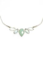 Women's Judith Jack Lakeside Crystal Frontal Necklace