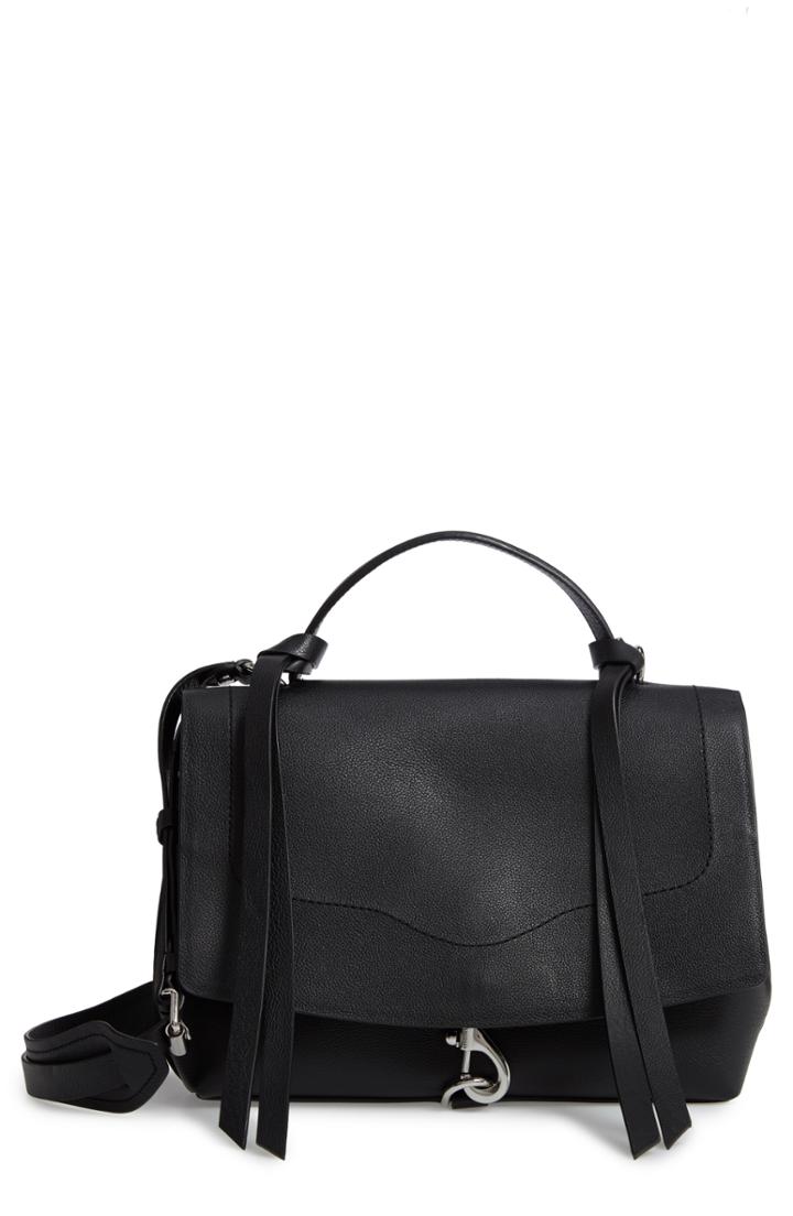 Rebecca Minkoff Stella Leather Satchel - Black