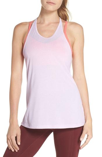 Women's Zella Loop Back Tank, Size - Purple