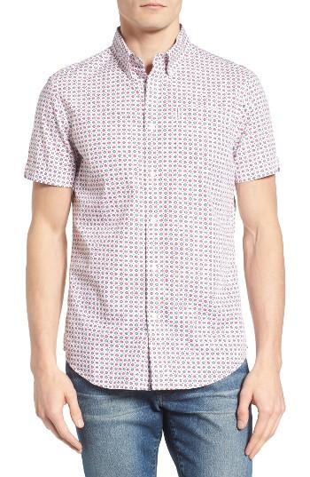 Men's Ben Sherman Mod Fit Daisy Print Woven Shirt