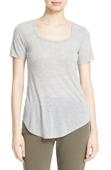 Women's Atm Anthony Thomas Melillo 'sweetheart' Modal Tee - Grey