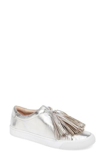 Women's Loeffler Randall Logan Sneaker M - Metallic