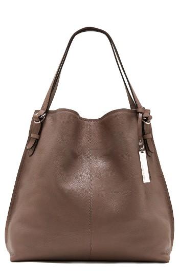 Vince Camuto Aniko Leather Tote - Grey
