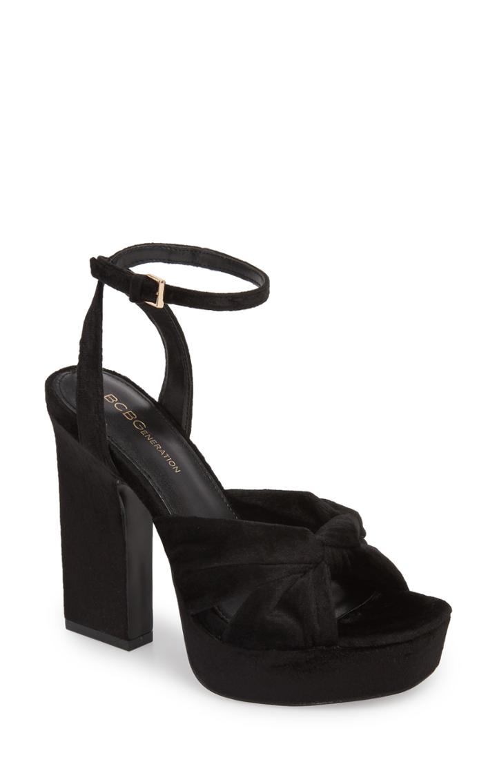 Women's Bcbg Chiara Platform Sandal .5 M - Black