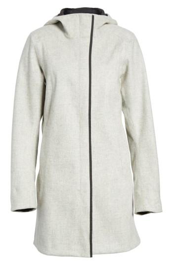 Women's Arc'teryx Embra Hooded Walking Coat - Beige