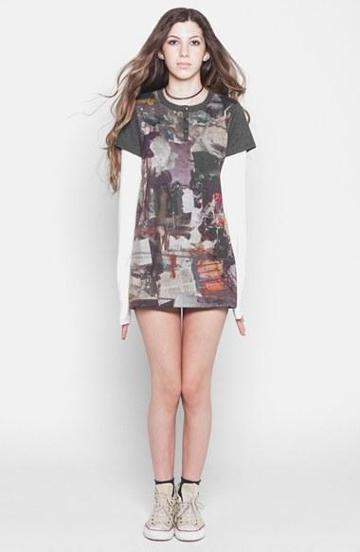 Isabella Rose Taylor Henley T-shirt Dress (juniors)