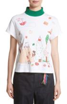 Women's Mira Mikati Adventure Print High Neck Tee Us / 36 Fr - White