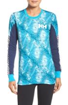 Women's Helly Hansen Active Flow Graphic Top - Blue