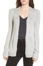 Women's Hinge Shine Cardigan Sweater, Size - Grey