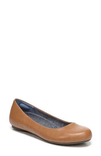 Women's Dr. Scholl's Friendly 2 Flat M - Brown