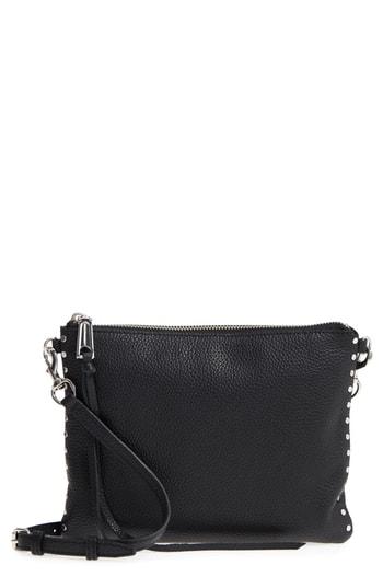Rebecca Minkoff Jon Studded Leather Crossbody Bag - Black