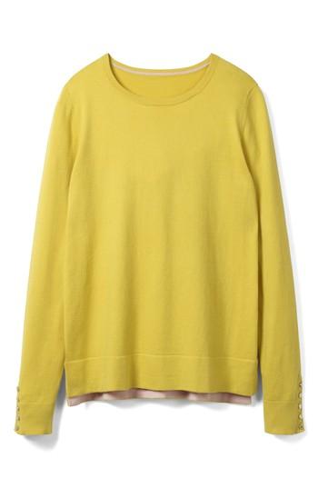 Women's Boden Tilly Crewneck Sweater - Yellow