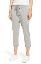 Women's James Perse Slouchy Crop Sweatpants - Grey