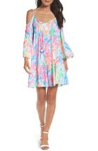 Women's Lilly Pulitzer Alanna Cold Shoulder Dress - White