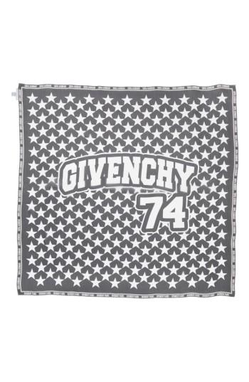 Women's Givenchy 74 Square Silk Scarf, Size - Black