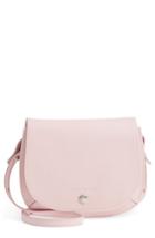 Longchamp Small Le Foulonne Leather Crossbody Bag - Pink