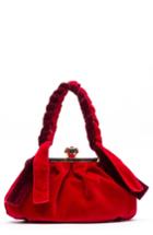 Frances Valentine Velvet Shoulder Bag -