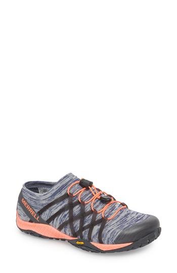 Women's Merrell Trail Glove 4 Sneaker .5 M - Blue