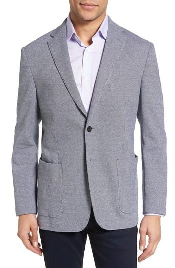 Men's Bensol Stairstep Sport Coat, Size - Blue