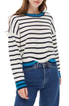 Women's Topshop Rib & Pointelle Stitch Sweater Us (fits Like 0-2) - Ivory