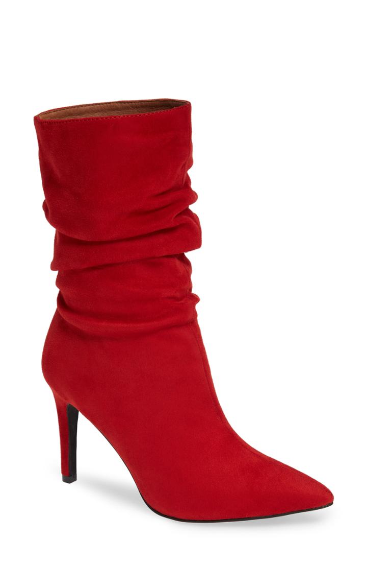 Women's Jeffrey Campbell Guillot Boot .5 M - Red