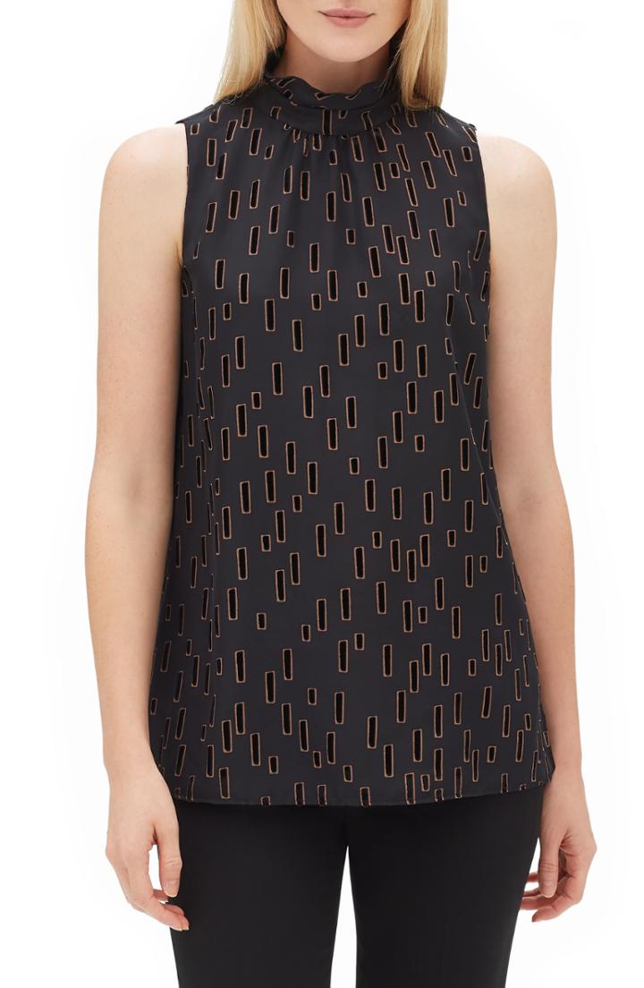 Women's Lafayette 148 New York Didi Blouse - Black