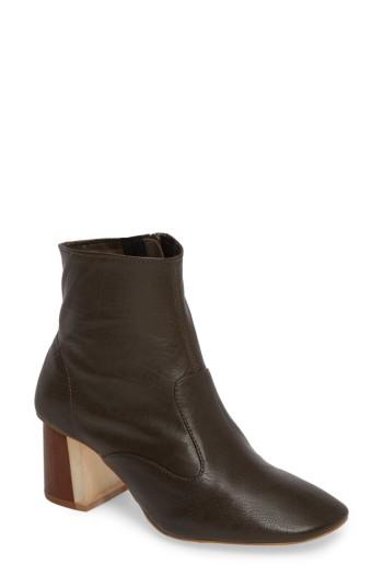 Women's Jeffrey Campbell Kovacs Flared Heel Bootie M - Brown