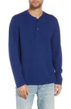 Men's Treasure & Bond Regular Fit Slub Terry Henley - Blue