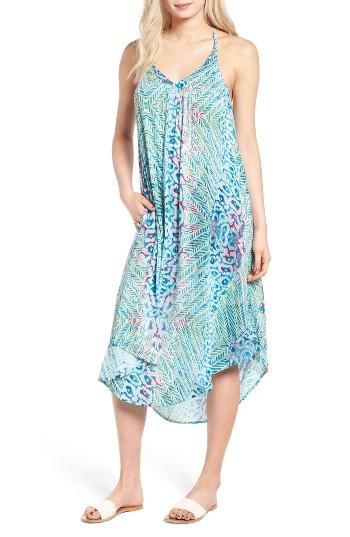 Women's Roxy Kat Fish Strappy Midi Dress - White