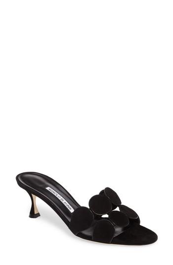 Women's Manolo Blahnik Hairibalmu Sandal Us / 36eu - Black