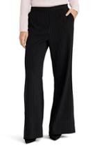 Women's Rachel Roy Collection Chalk Stripe Palazzo Pants - Black