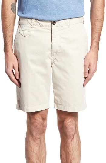 Men's Thaddeus Wingfield Twill Shorts - Beige