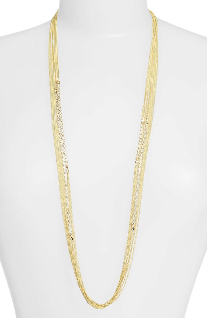 Women's Lisa Freede Crystals & Chains Necklace