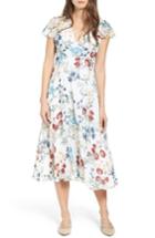 Women's Willow & Clay Floral Midi Dress - Ivory