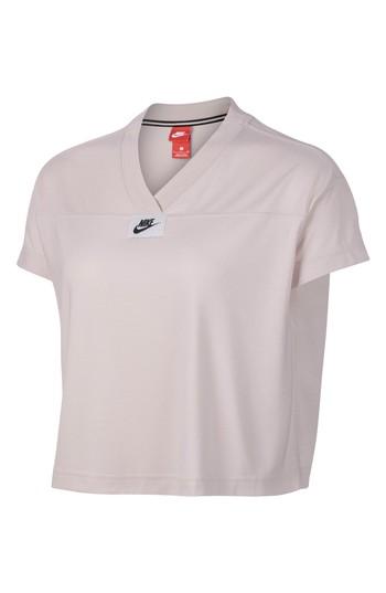Women's Nike Sportswear Short Sleeve Crop Tee - Pink