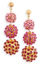 Women's Frasier Sterling Sunset Swarovski Crystal Drop Earrings