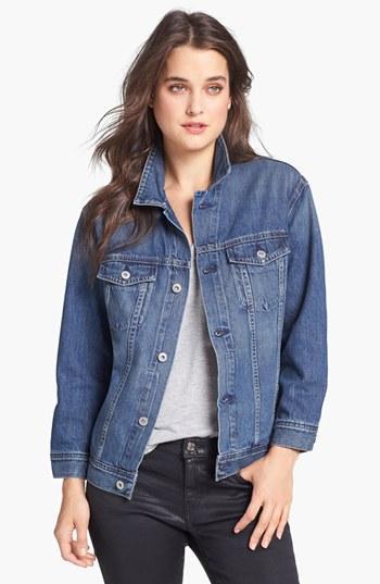 Ag 'nancy' Oversized Denim Jacket