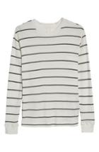 Men's Rvca Neutral Stripe Thermal T-shirt, Size - White