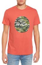 Men's Rvca Water Camo Motors Graphic T-shirt, Size - Red