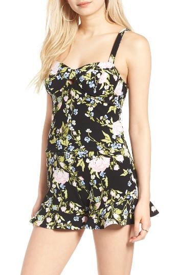 Women's Leith Floral Print Bustier Top