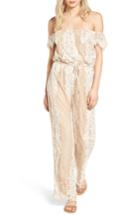 Women's 4si3nna Lace Off The Shoulder Jumpsuit