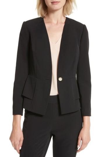 Women's Ted Baker London Fearnie Architectural Peplum Jacket