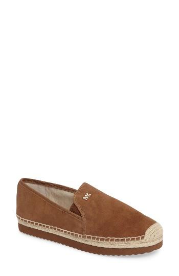 Women's Michael Michael Kors Hastings Espadrille Slip-on .5 M - Brown