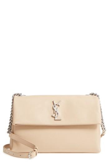 Saint Laurent Medium West Hollywood Leather Shoulder Bag - Pink