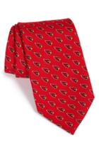 Men's Vineyard Vines Arizona Cardinals - Nfl Woven Silk Tie, Size - Red