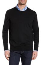 Men's Peter Millar Crown Cotton Blend Sweater - Black