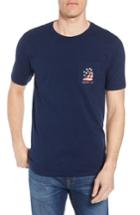 Men's Southern Tide Patriotic Sail Fit T-shirt, Size Xx-large - Blue
