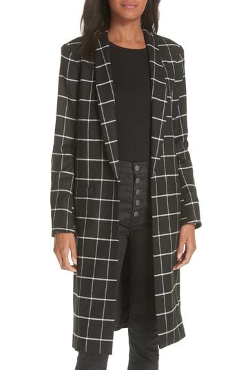 Women's Alice + Olivia Kylie Longline Jacket - Black